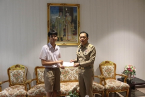 ผู้ว่าราชการจังหวัดพังงา แสดงความยินดีให้กำลังใจเด็กเก่งจากโรงเรียนโรงเรียนดีบุกพังงาวิทยายน คว้าเหรียญทองโอลิมปีควิชาการระดับโลก สาขาดาราศาสตร์และฟิสิกส์