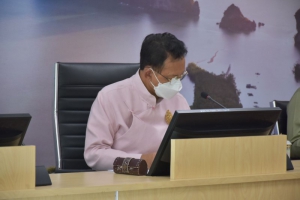จังหวัดพังงา ประชุมเตรียมจัดทำถังขยะเปียกลดโลกร้อน ณ ห้องประชุมภูผา ศาลากลางจังหวัดพังงา เพื่อพิจารณาการจัดทำถังขยะเปียกลดโลกร้อน การออกข้อบัญญัติ เทศบัญญัติท้องถิ่น