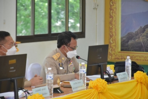 จังหวัดพังงา ต้อนรับองคมนตรีติดตามผลการขับเคลื่อนโครงการอันเนื่องมาจากพระราชดำริฝายคลองกะปงและฝายคลองทับยาว อ.กะปง จ.พังงา