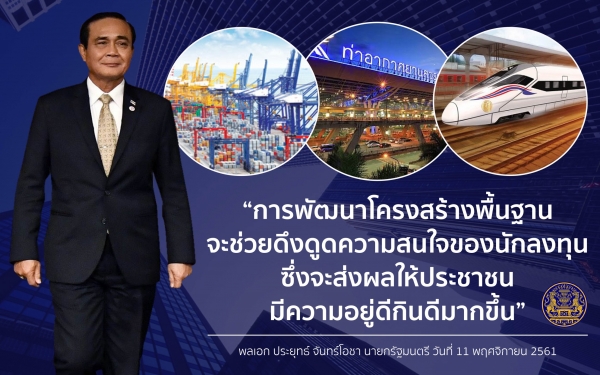 ประชาสัมพันธ์ผลการดำเนินงานสำคัญของภาครัฐ ประจำวันที่ 21 ธันวาคม 2561