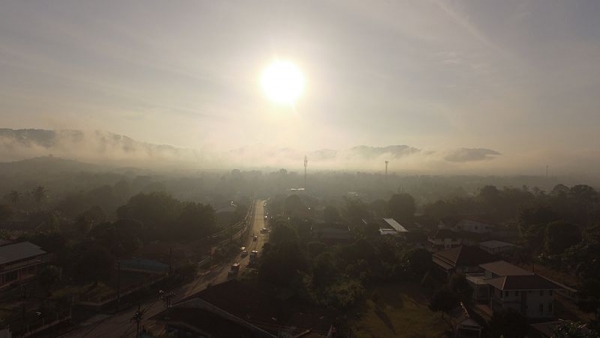ชมทะเลหมอกสวยไหว้วัดพระธาตุคีรีเขต อ.ตะกั่วป่า