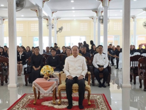 พังงา จัดพิธีสวดพระพุทธมนต์และเจริญจิตตภาวนา อุทิศถวายพระราชกุศลแด่สมเด็จพระนางเจ้าสิริกิติ์ พระบรมราชินีนาถ พระบรมราชชนนีพันปีหลวง