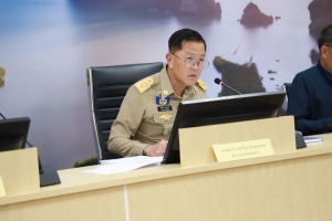 พังงา ประชุมติดตามการบริหารโครงการและการใช้จ่ายงบประมาณของจังหวัด