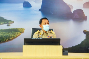 จังหวัดพังงา ติดตามสถานการณ์การควบคุมและป้องกันโควิด-19