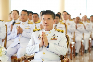 ผู้ว่าฯพังงา นำข้าราชการร่วมพิธีเจริญพระพุทธมนต์ เนื่องในวันคล้ายวันประสูติสมเด็จพระเจ้าลูกยาเธอ เจ้าฟ้าทีปังกรรัศมีโชติ มหาวชิโรตตมางกูร สิริวิบูลยราชกุมาร