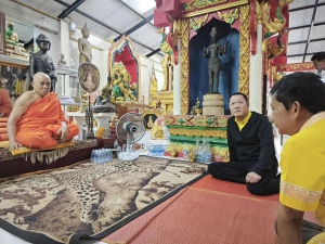 ผู้ว่าฯพังงา เยี่ยมชมพิพิธภัณฑ์สถานเทพนารายภรณ์ วัดนารายณิการาม