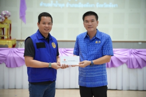 เหล่ากาชาดจังหวัดพังงา มอบทุนการศึกษา 134 ทุน บรรเทาความเดือดร้อนด้านค่าใช้จ่ายให้กับนักเรียนที่เรียนดีแต่ขาดทุนทรัพย์ ทั้ง 8 อำเภอ