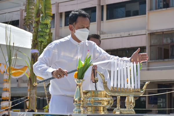 วิทยาลัยเทคนิคพังงา  จัดทำเหรียญองค์พระวิษณุกรรมรุ่นแรก
