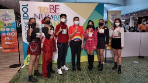 รองผู้ว่าราชการจังหวัดพังงา ร่วมชมและให้กำลังใจ เยาวชนต้นแบบเก่งและดี TO BE NUMBER ONE IDOL  ของจังหวัดพังงา ในการประกวดระดับภาคใต้  ประจำปี 2565