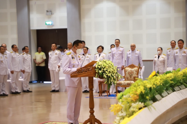 ผู้ว่าฯพังงา นำข้าราชการ ร่วมพิธีถวายราชสักการะ เนื่องใน &ldquo;วันพระบาทสมเด็จพระพุทธยอดฟ้าจุฬาโลกมหาราช และวันที่ระลึกมหาจักรีบรมราชวงศ์&rdquo;