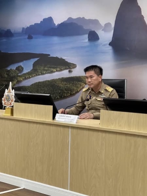 จังหวัดพังงา ร่วมพิธีเปิดศูนย์อำนวยการป้องกันและลดอุบัติเหตุทางถนนช่วงเทศกาลปีใหม่พ.ศ. 2568